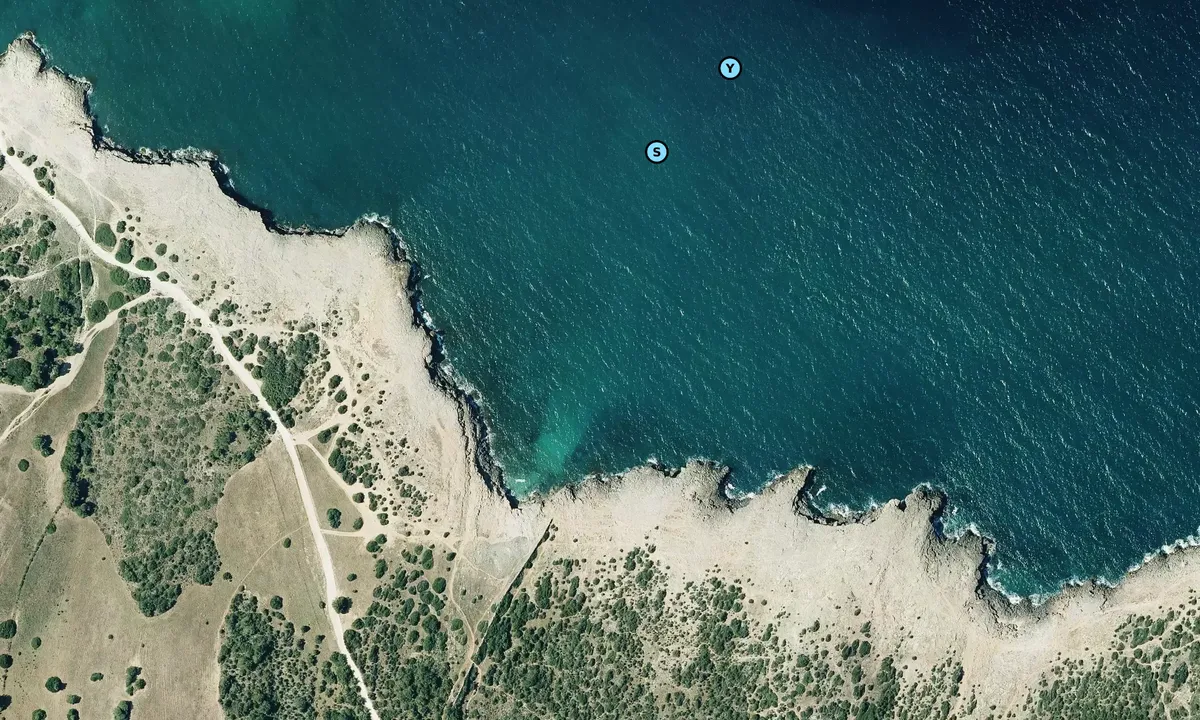 Satelite image of Anclaje Felsenbucht