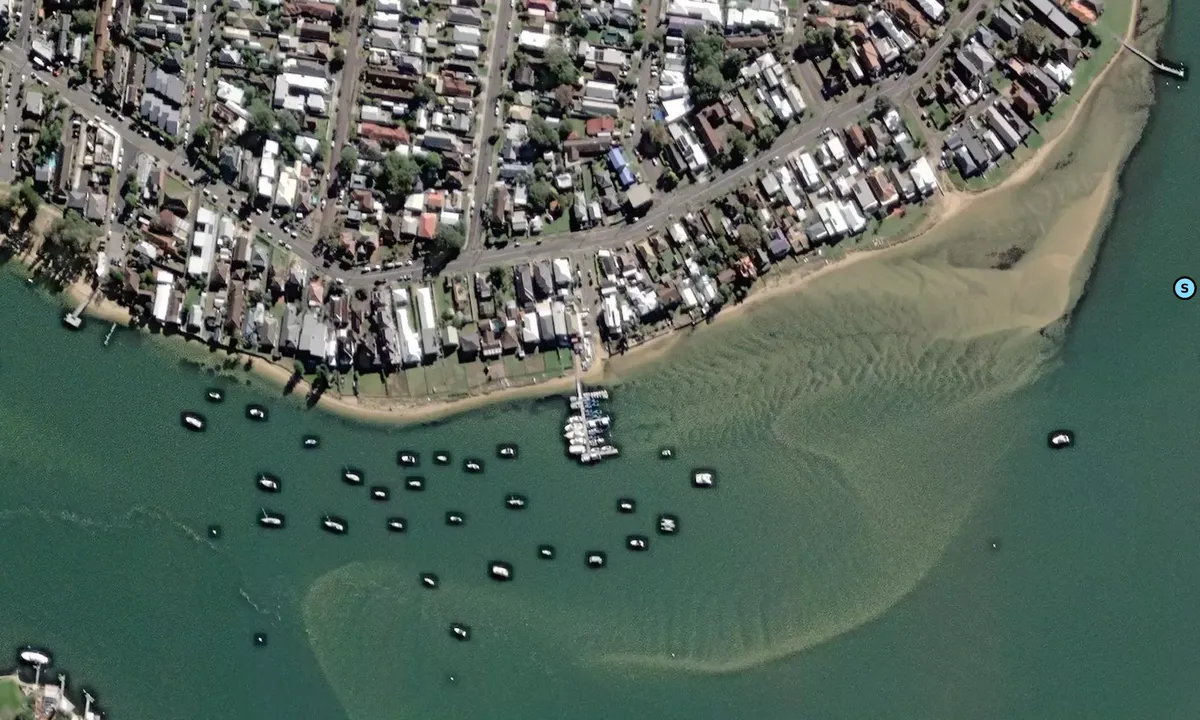 Satelite image of Anderson's Marina