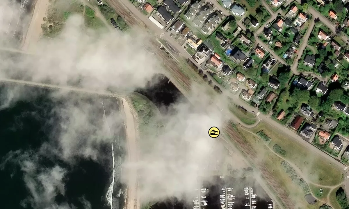 Satelite image of Ängelholm