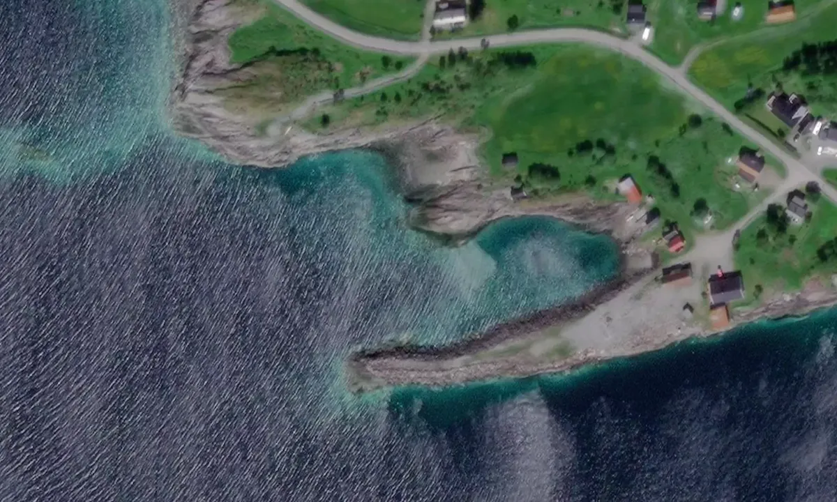 Satelite image of Angersnes