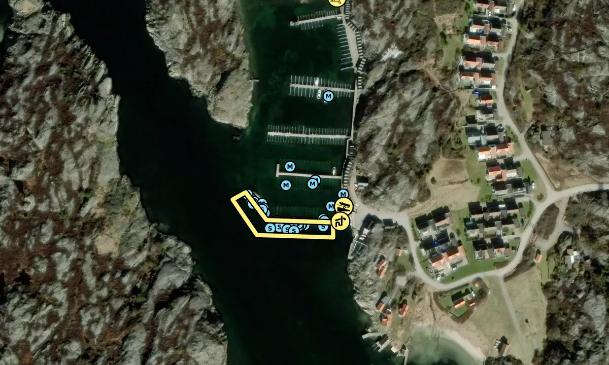 Satelite image of Ängevikens Gästhamn