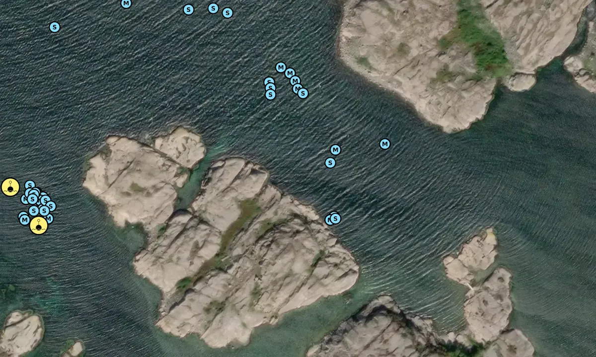 Satelite image of Ängholmen - Gåsö