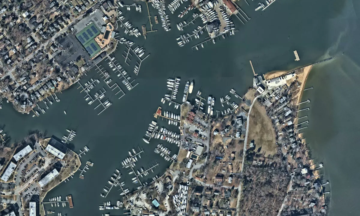 Flyfoto av Annapolis Landing Marina