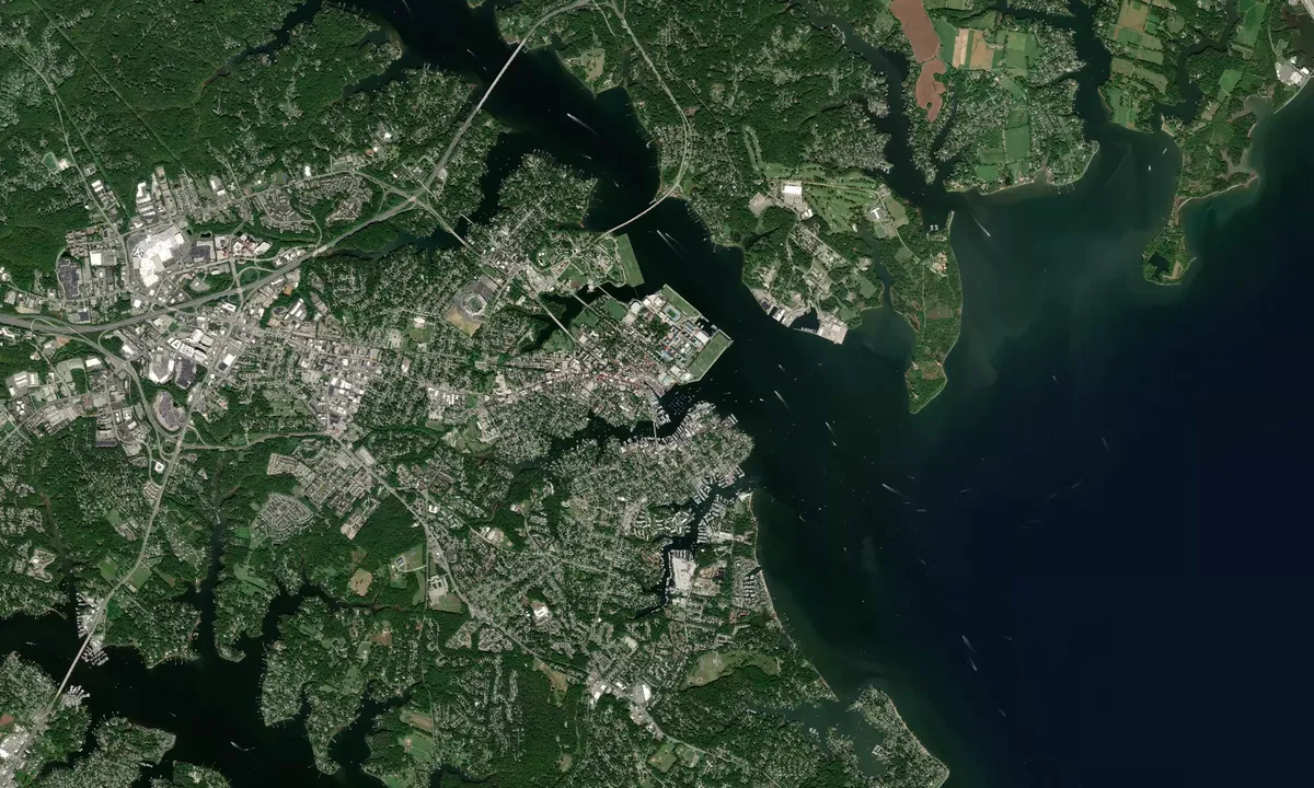 Flyfoto av Annapolis Yacht Basin