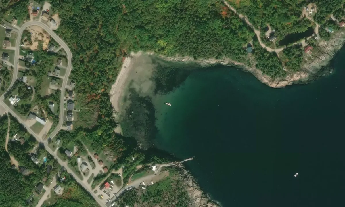 Flyfoto av Anse à Robitaille