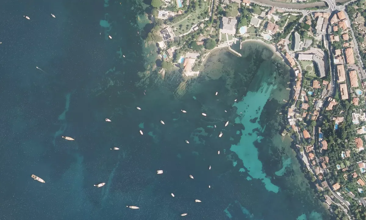 Flyfoto av Anse de Espalmador