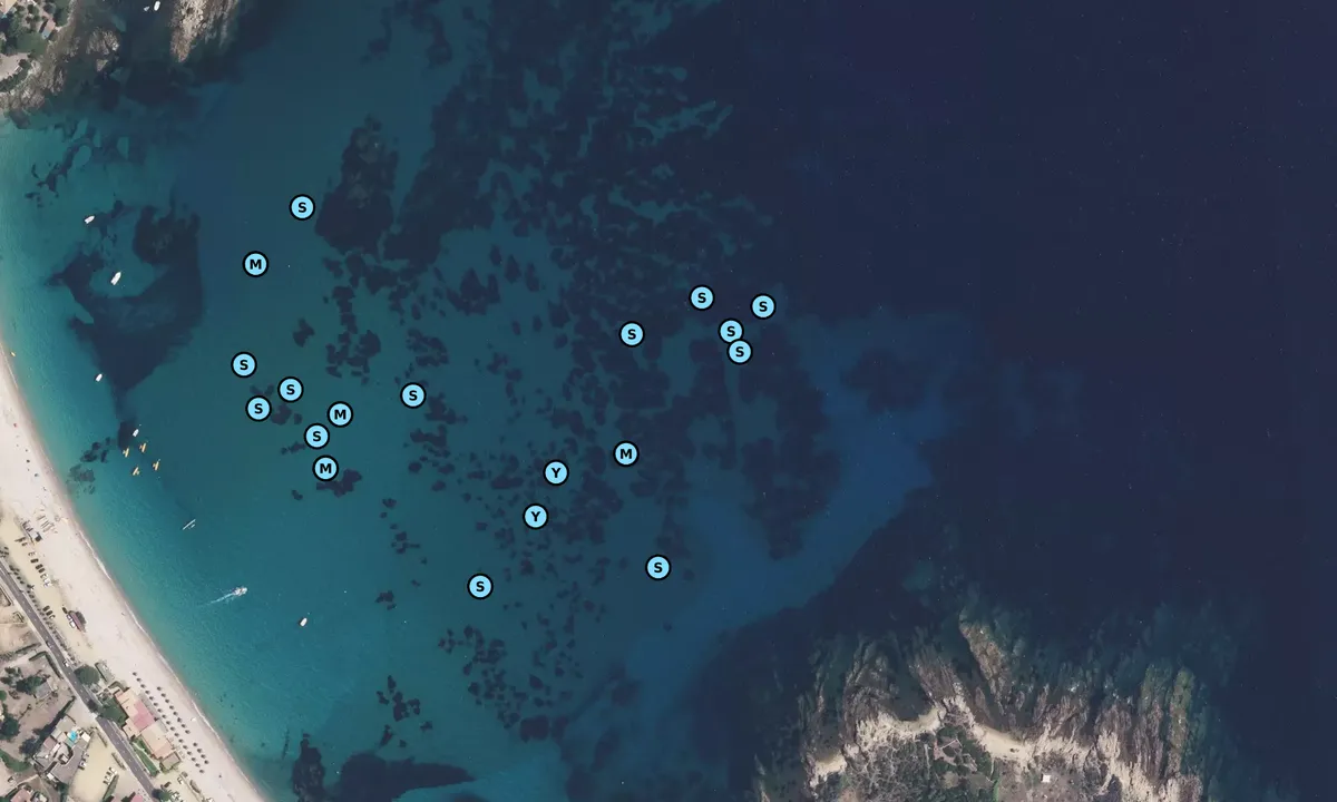 Satelite image of Anse de Favone