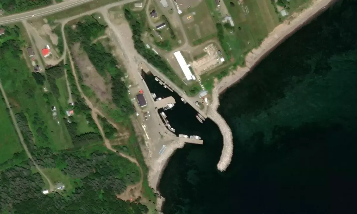 Satelite image of Anse de Gascons