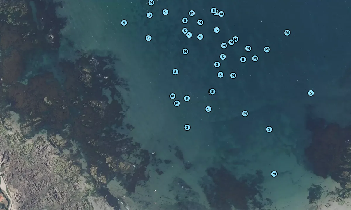 Satelite image of Anse de Ker Châlon