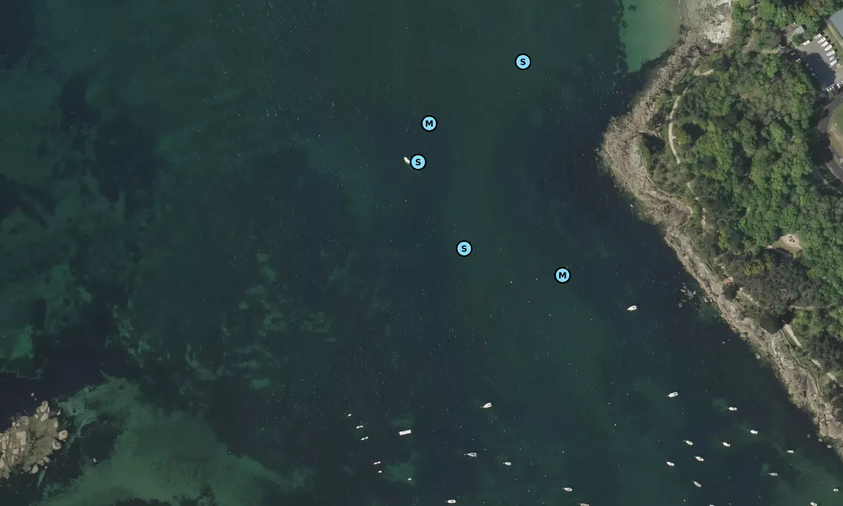 Satelite image of Anse de Kersoz