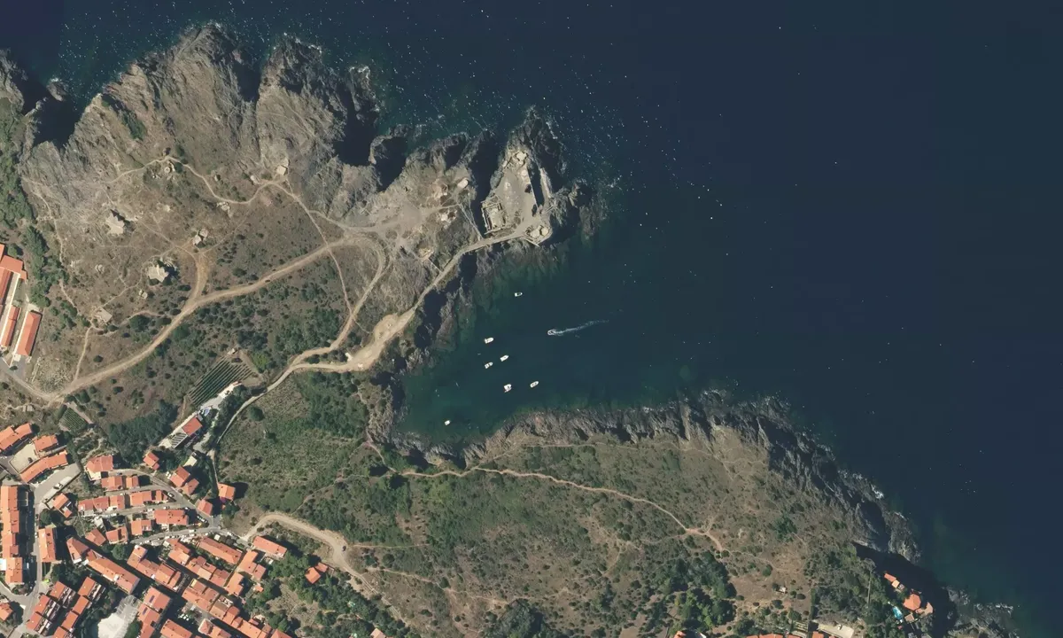 Satelite image of Anse de la Mauresque