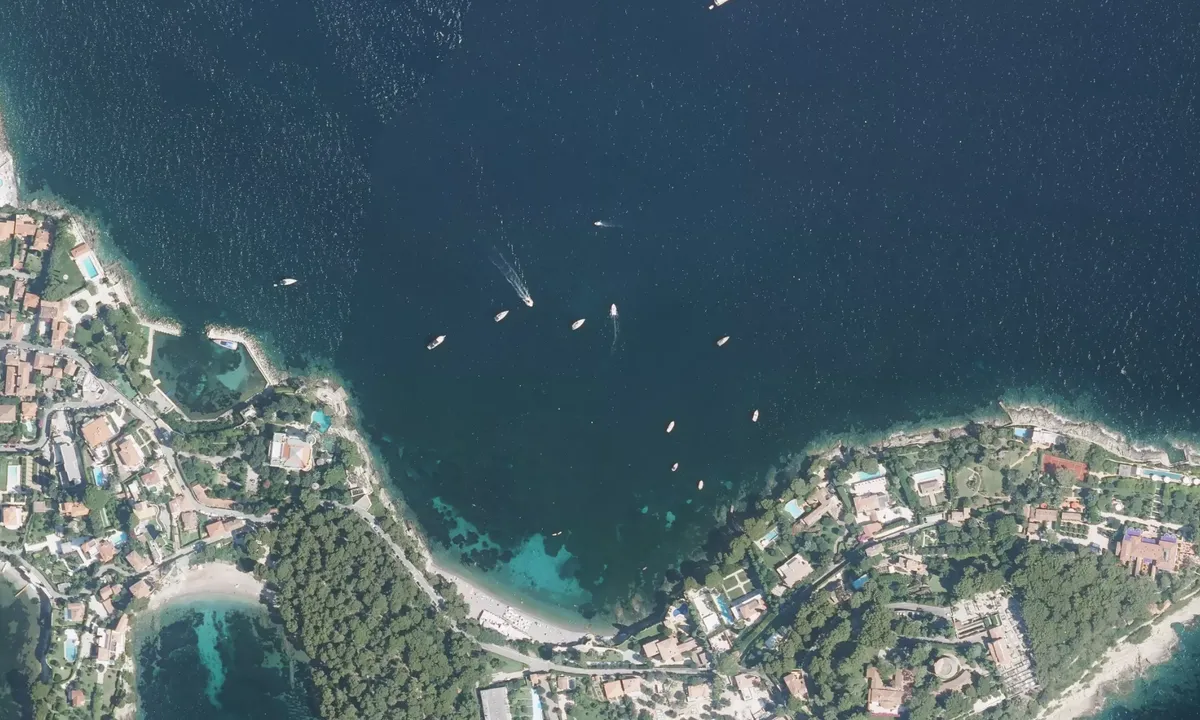 Flyfoto av Anse de la Scaletta