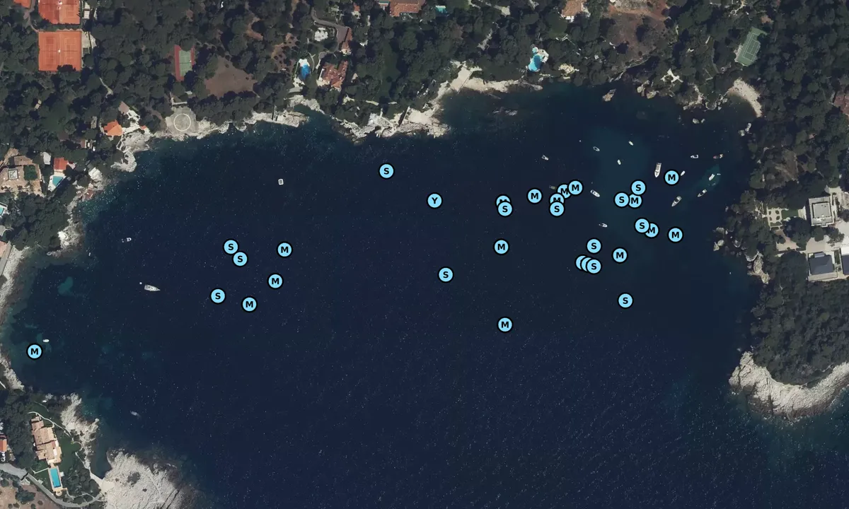 Satelite image of Anse de l'Argent Faux