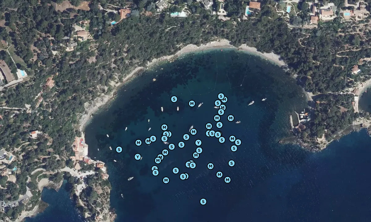 Satelite image of Anse de Méjan