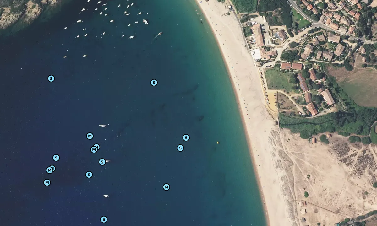 Satelite image of Anse de Portu Provençale