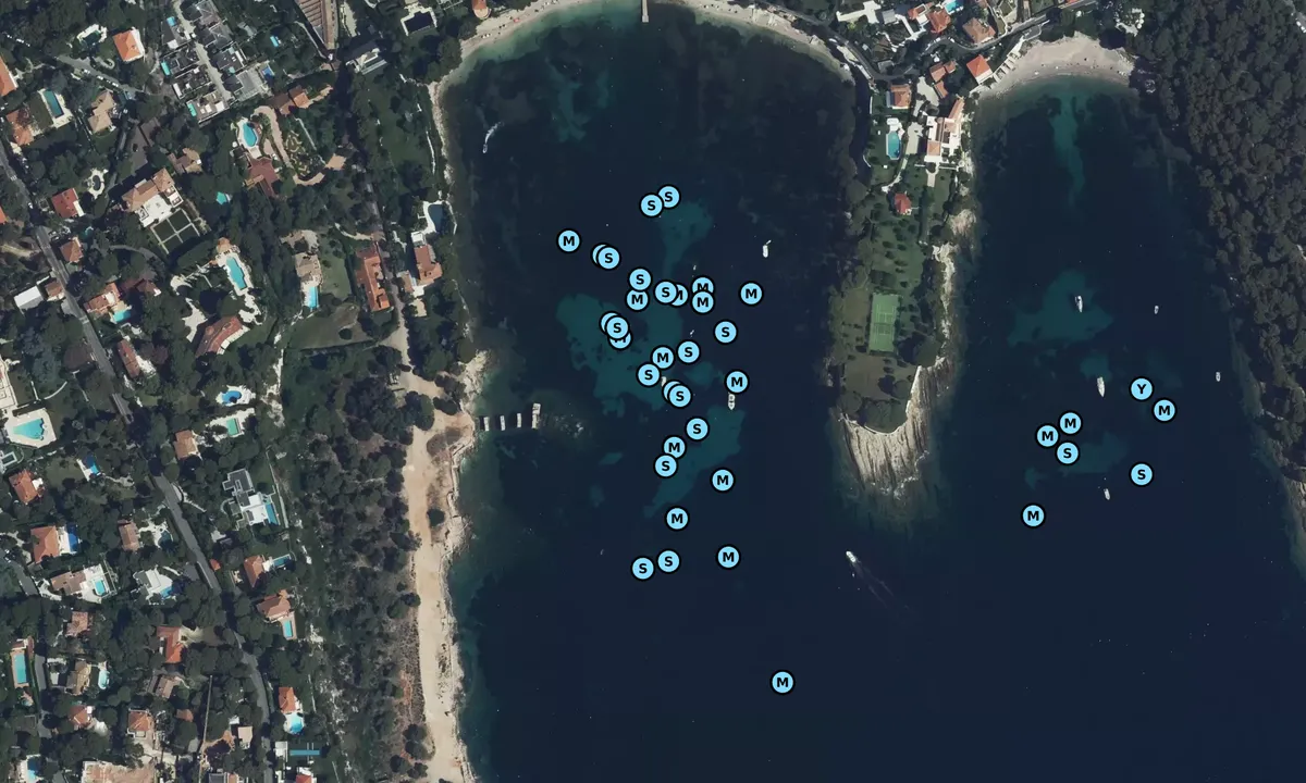 Satelite image of Anse des Fossés