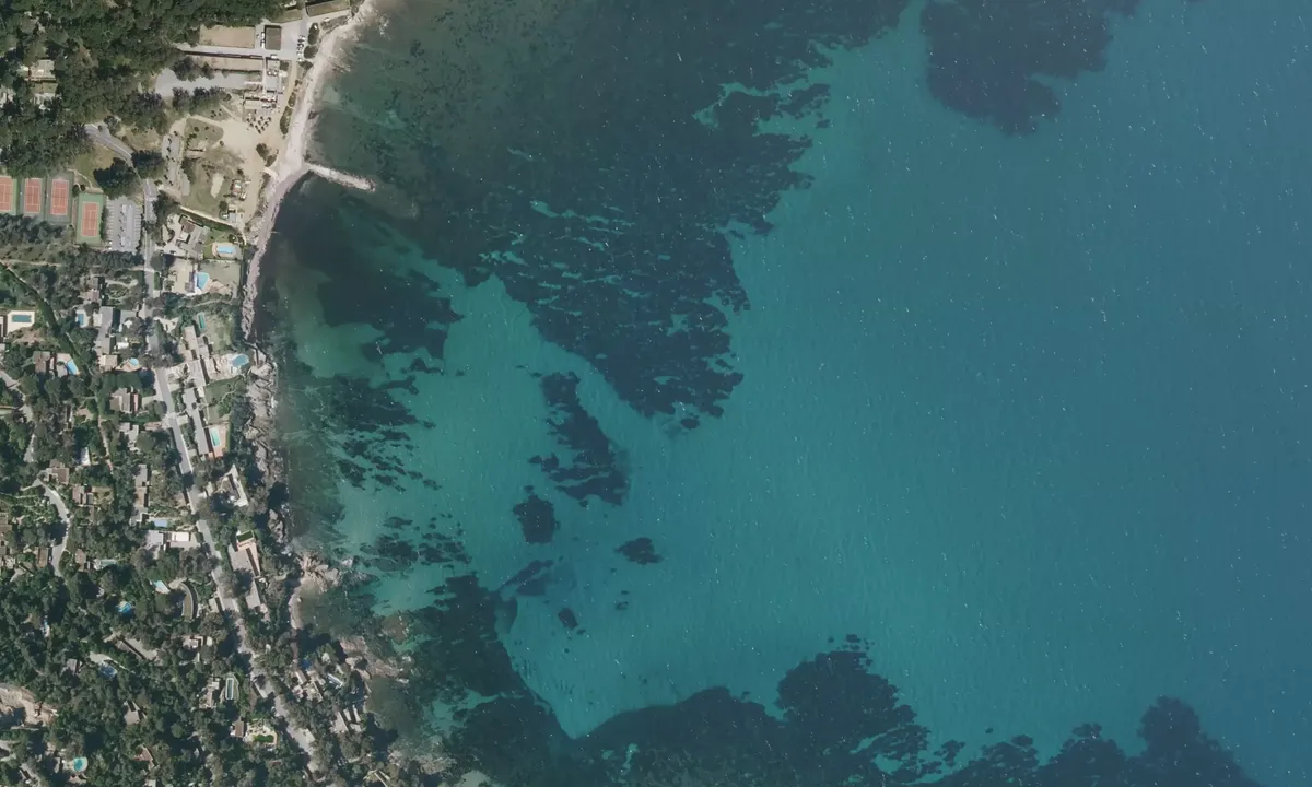 Flyfoto av Anse du Gau