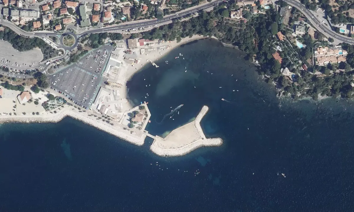Satelite image of Anse du Levant
