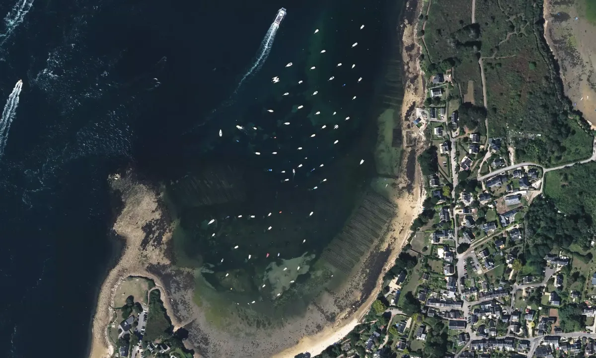 Flyfoto av Anse du Montenno