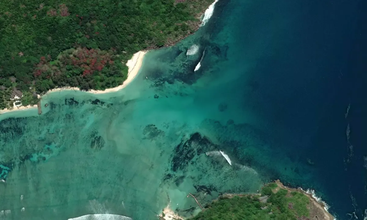 Flyfoto av Anse La Farine