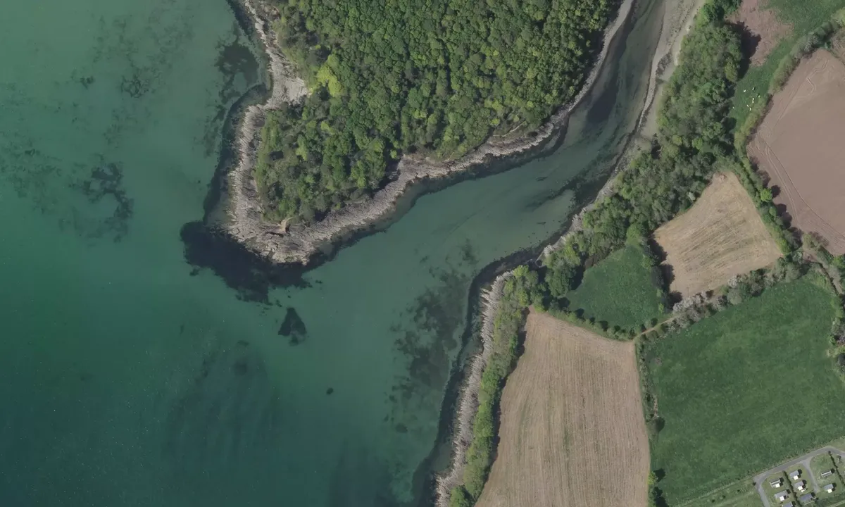 Satelite image of Anse Saint-Jean