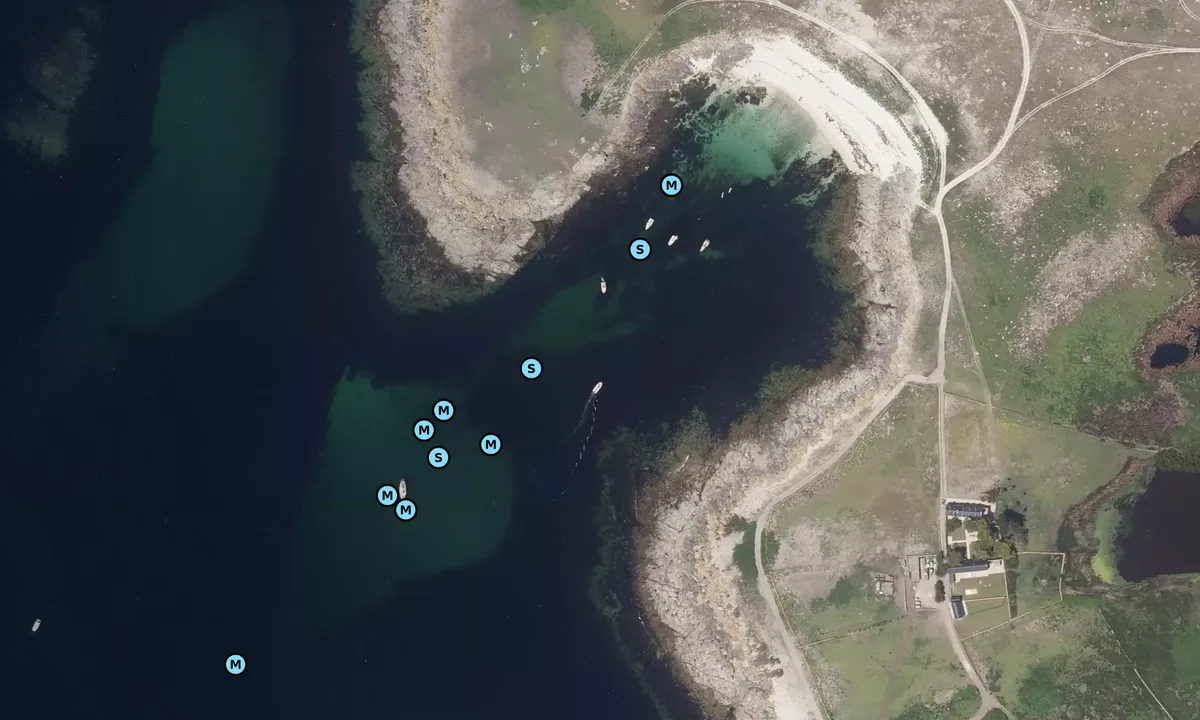 Satelite image of Anse Stervat