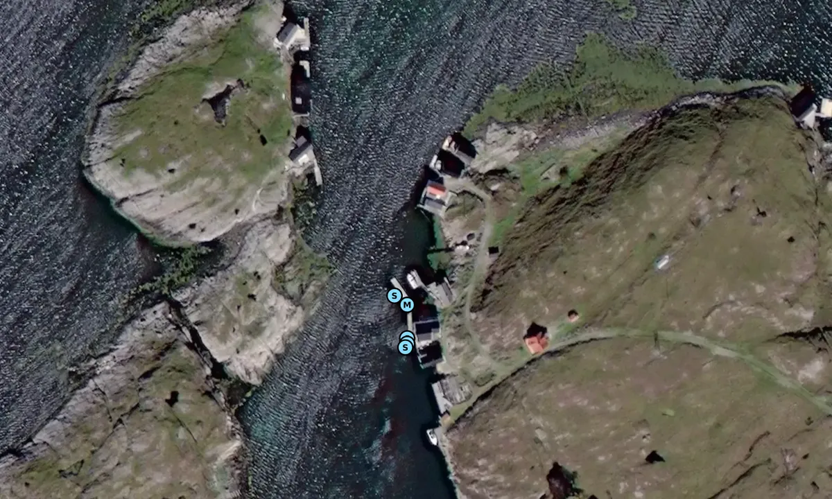 Satelite image of Ansteinsundet - Kynnøya