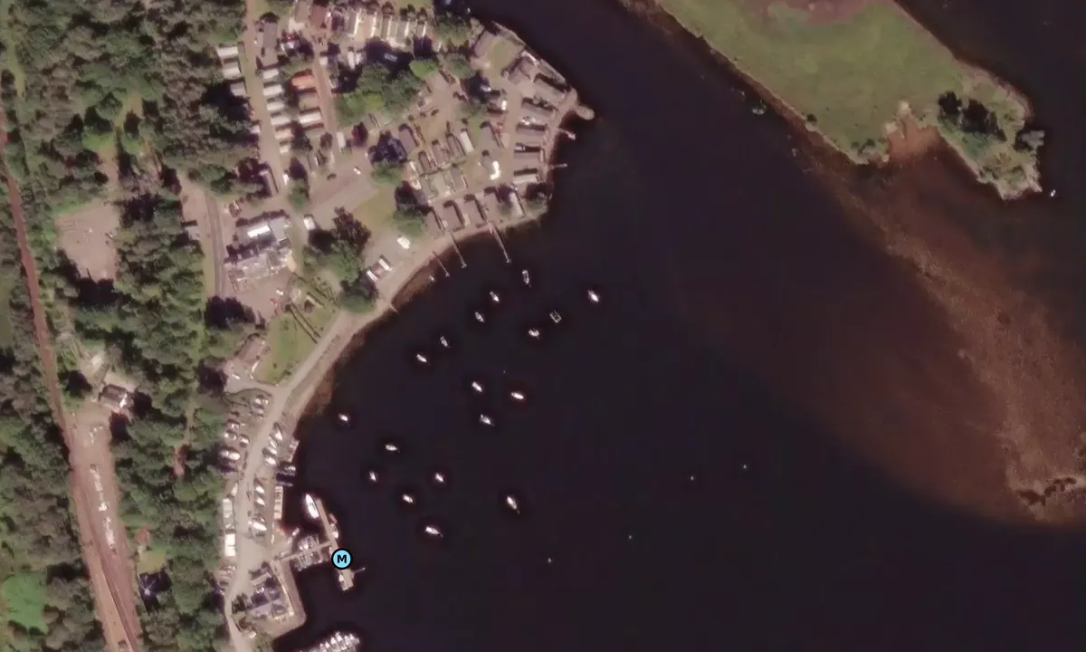 Satelite image of Ardlui Marina