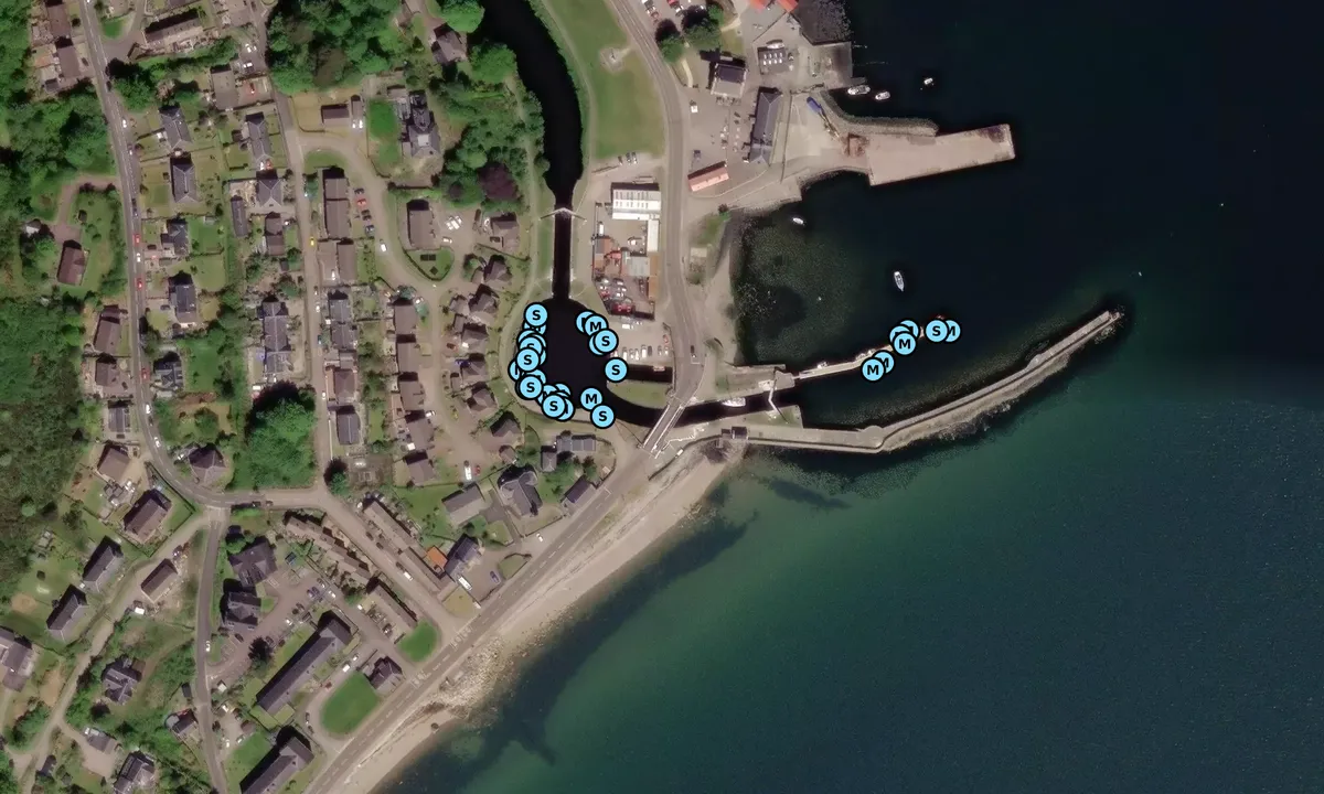 Satelite image of Ardrishaig Basin Marina