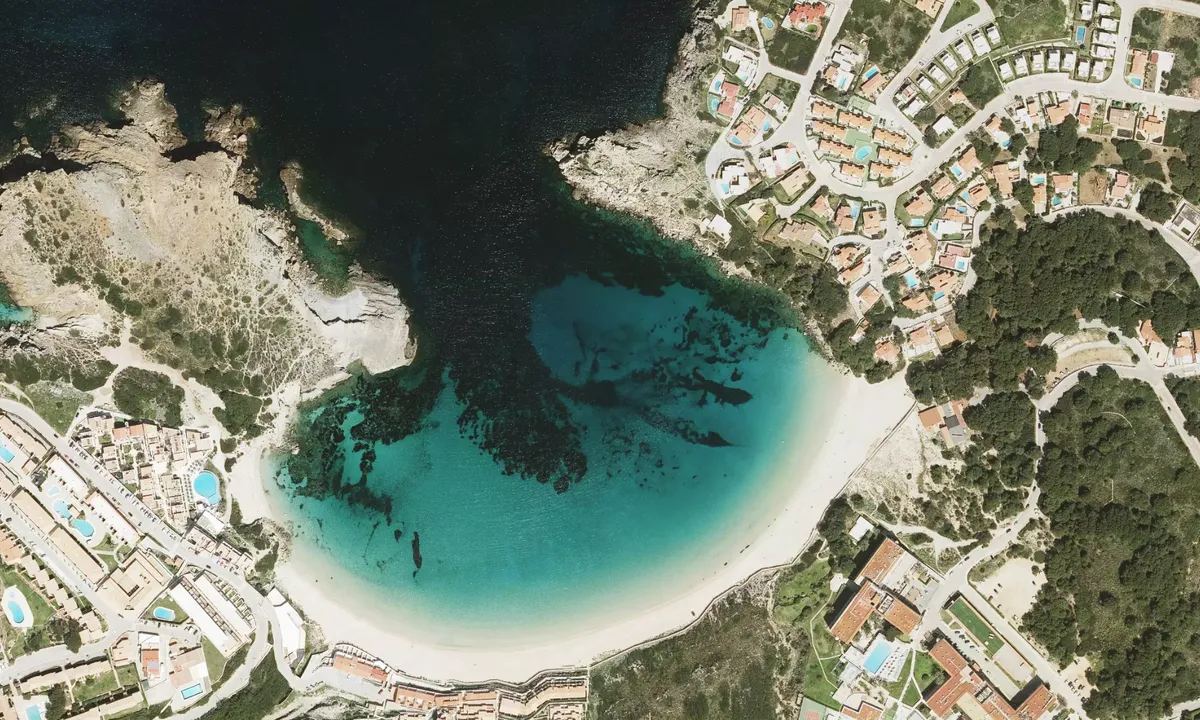Flyfoto av Arenal d'en Castell