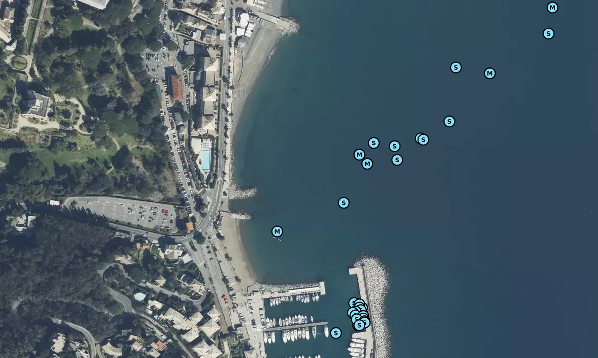 Satelite image of Arenzano Anchorage
