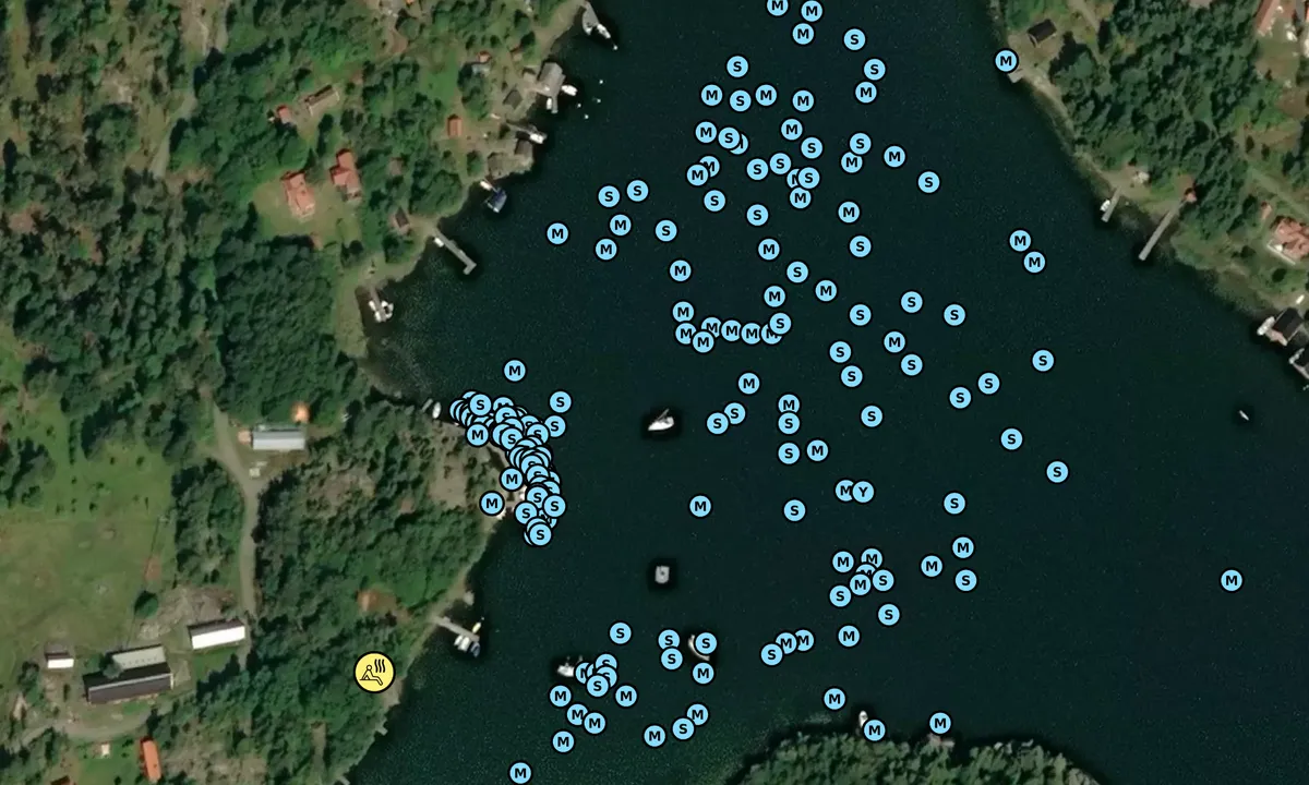 Satelite image of Arholma - Österhamn