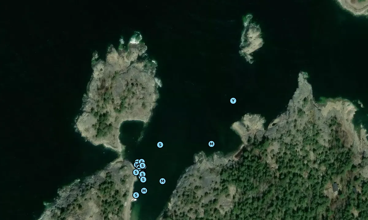 Satelite image of Arholma - Skvallerhamnen