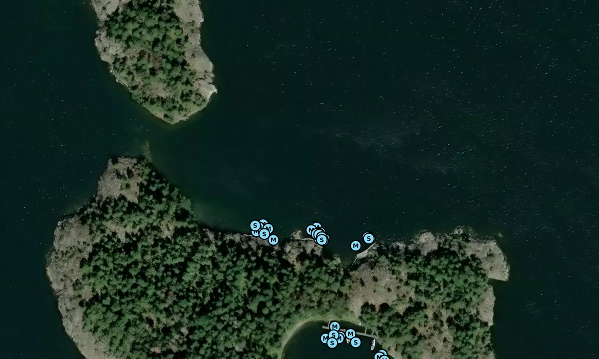 Satelite image of Arkholmarna