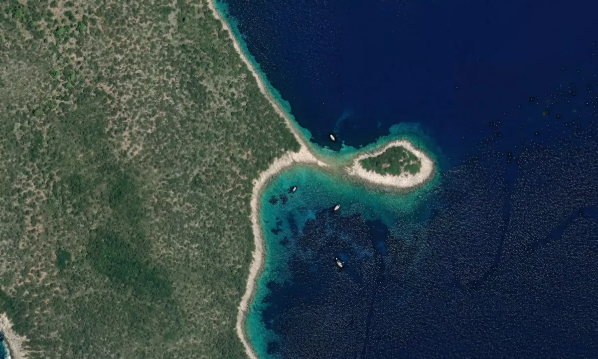 Flyfoto av Arkoudi sud