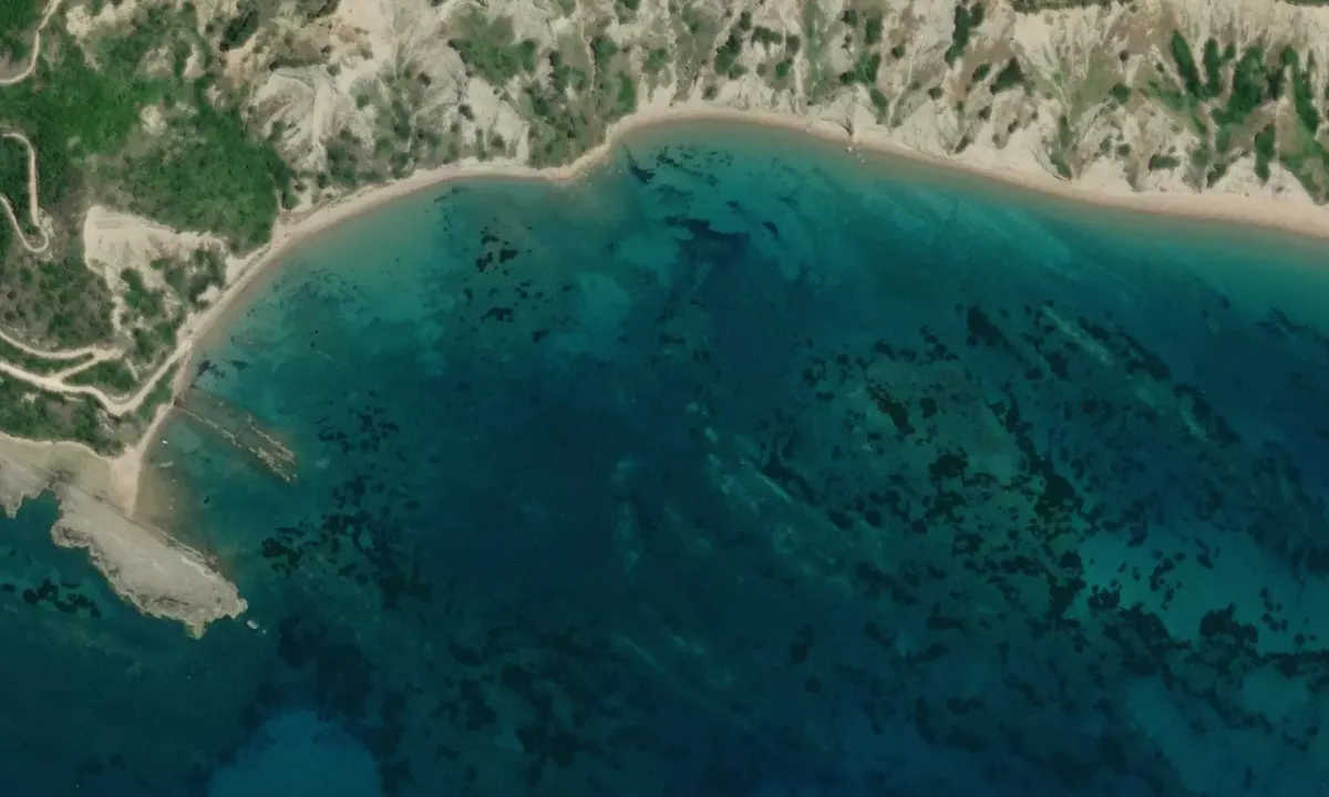 Flyfoto av Arkoudillas Beach