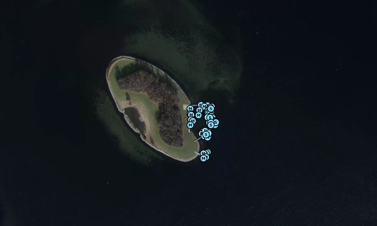 Satelite image of Arneplaat Marina
