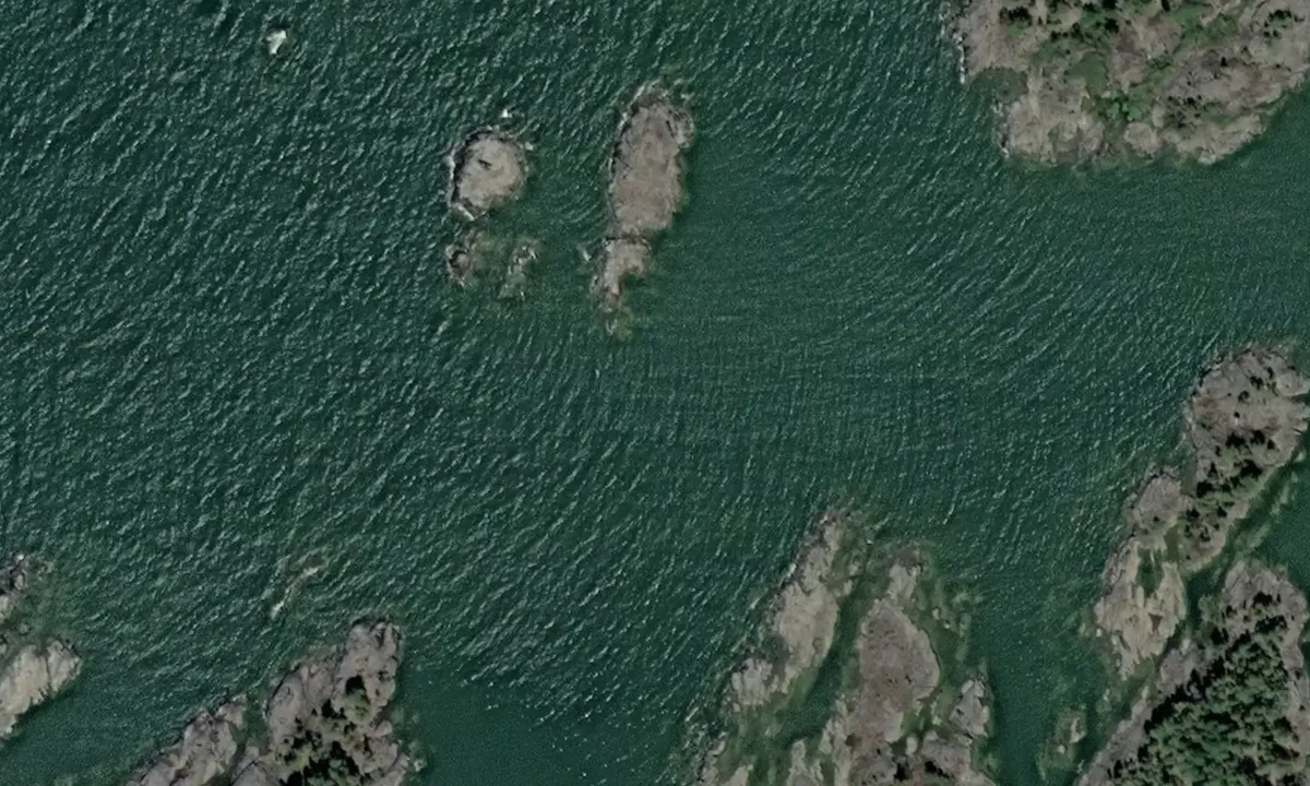 Satelite image of Arneviken