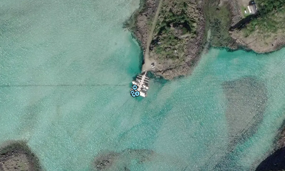 Satelite image of Årstein Båtforening