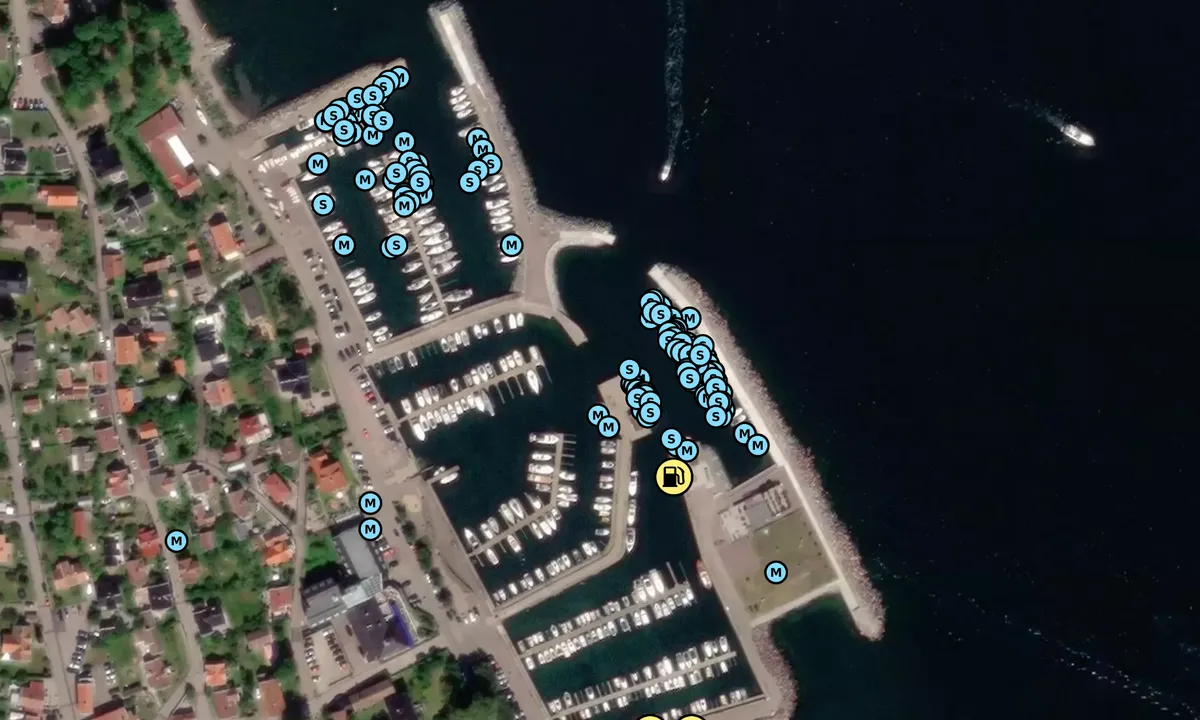 Satelite image of Åsgårdstrand