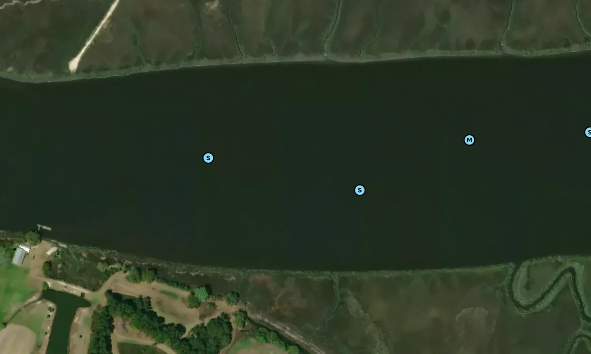 Satelite image of Ashepoo River - 2