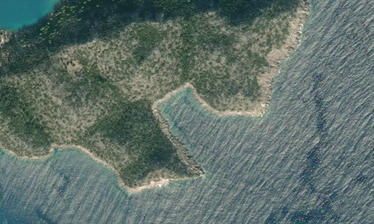 Flyfoto av Asirli Island, South