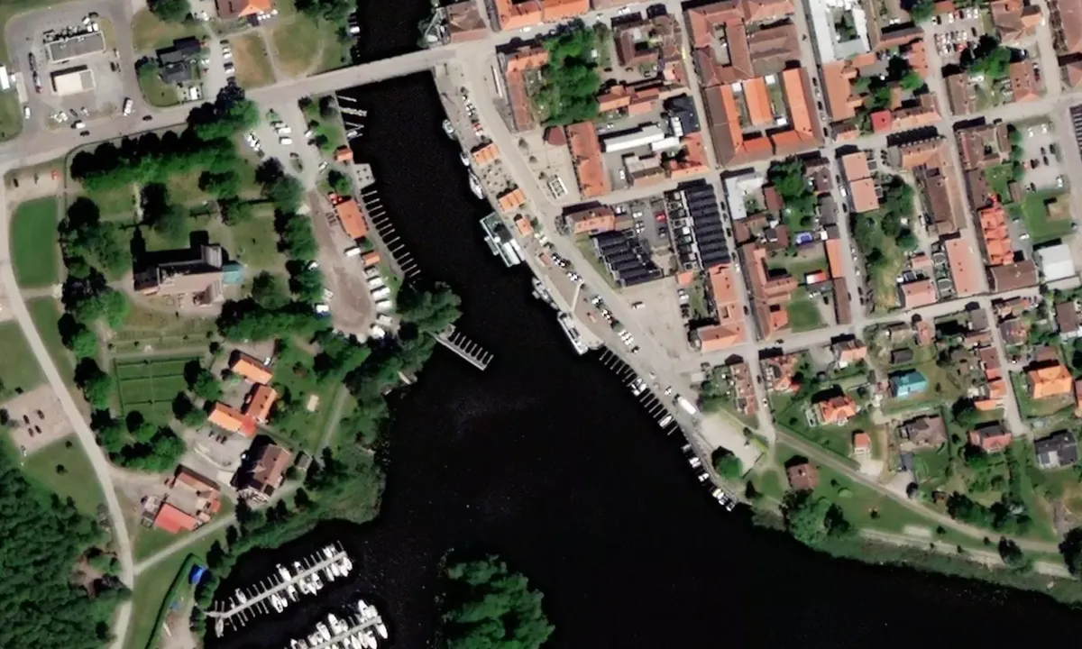 Satelite image of Askersund