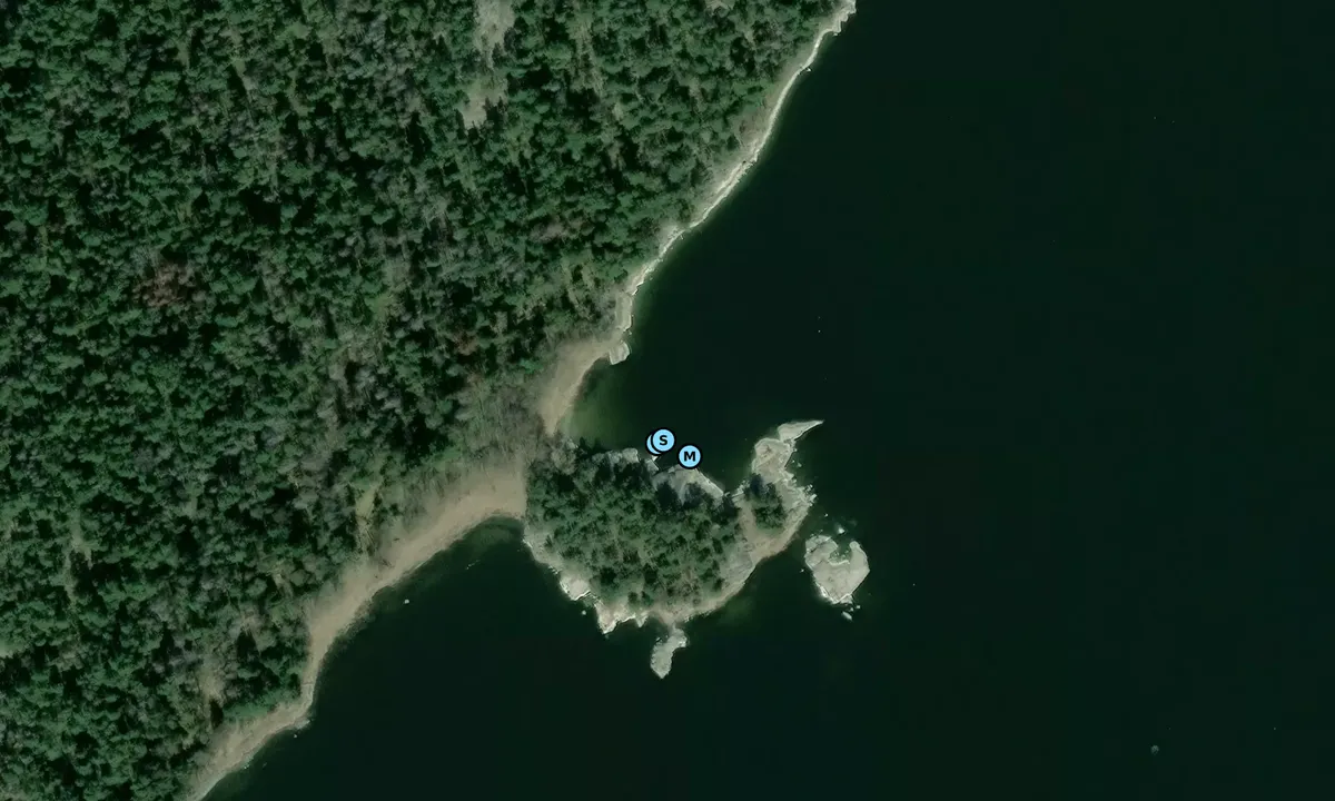 Satelite image of Aspön