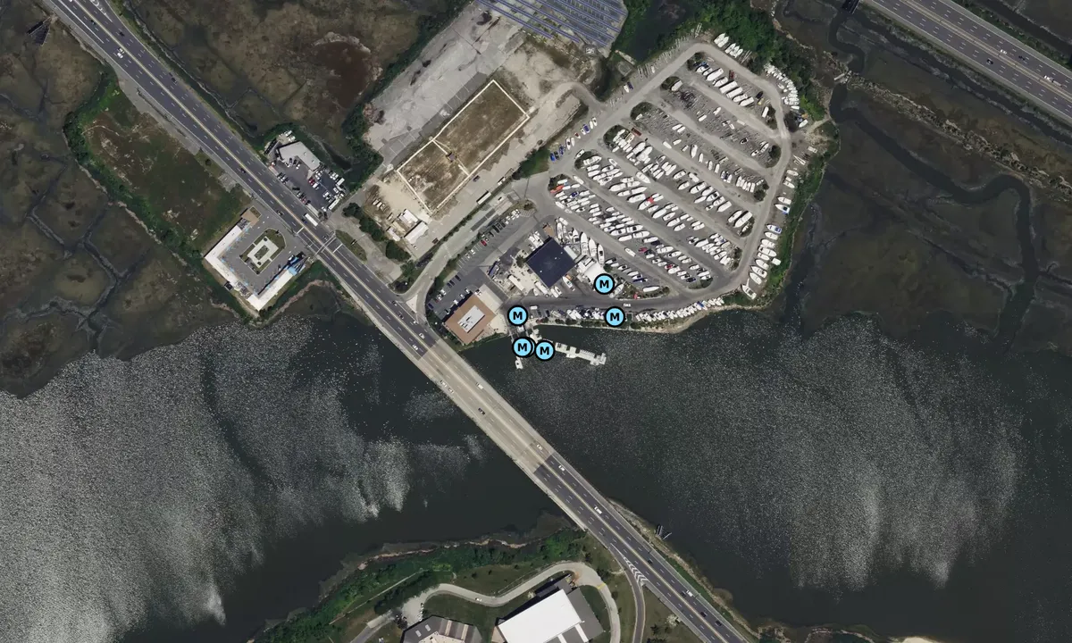 Satelite image of Atlantic City Boatyard