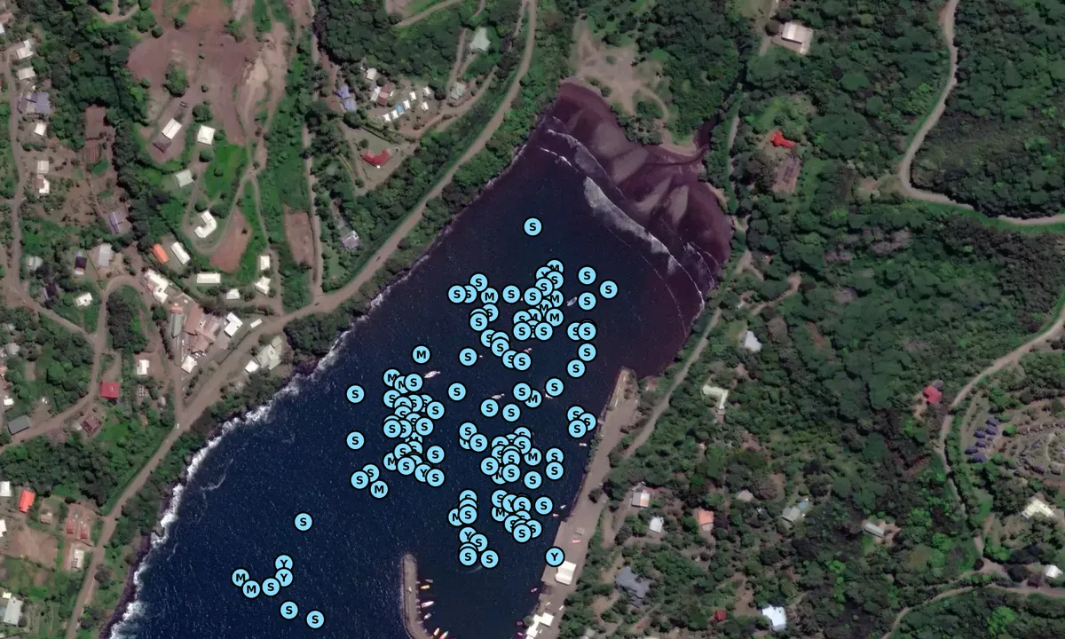 Satelite image of Atuona - Hiva Oa
