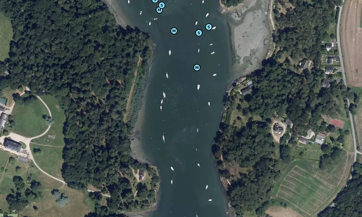 Satelite image of Auray - Bono