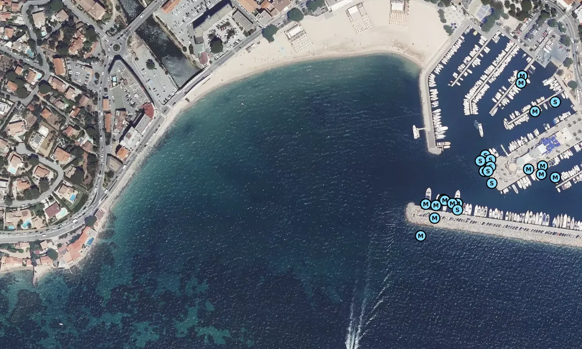Satelite image of Avant-port Saint Maxime