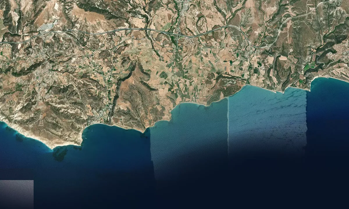 Flyfoto av Avdimou Bay