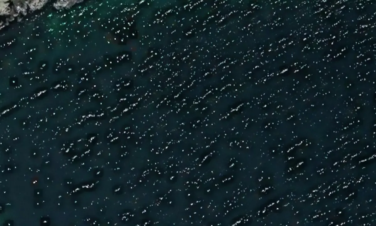 Satelite image of Avløysingsbukta